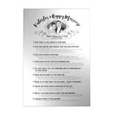 Rules for a Happy Marriage Personalized Decoposter with Photo